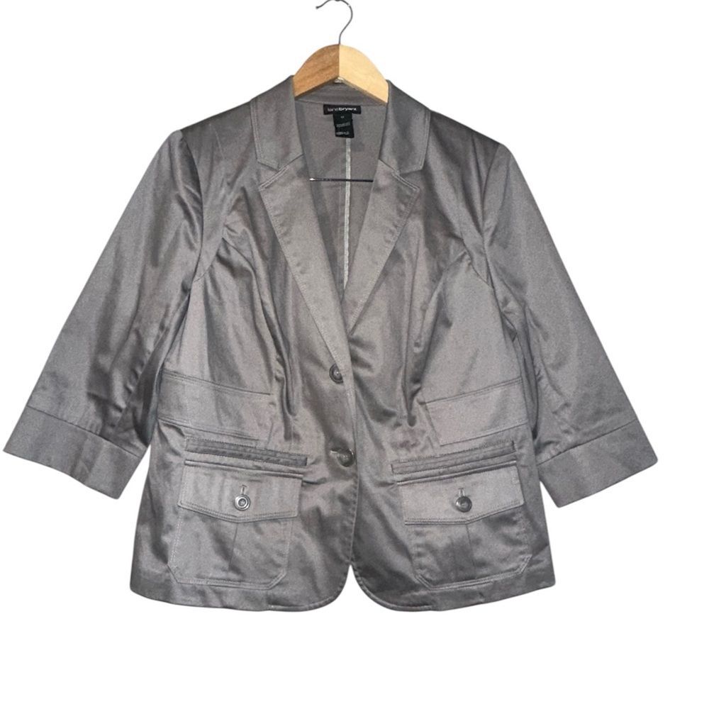 Lane Bryant Women’s Size 14 Tan Front Button Blazer